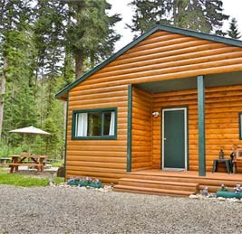 Mount Robson Cabin: Riverside at Mountain River Lodge near Jasper Mount ...