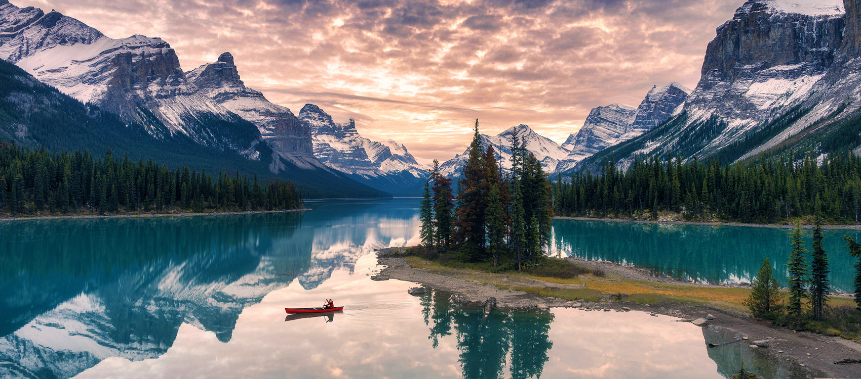 Traveler canoeing